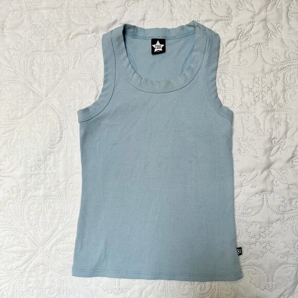 Pixie Lane Ribbed Tank Top Size 9/10 - Picture 2 of 6